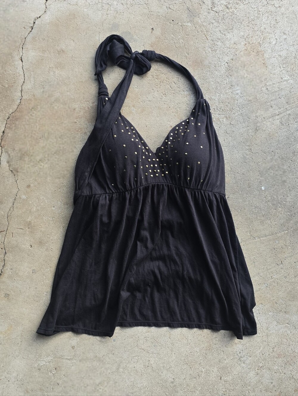 Victoria Secret Studded Halter Bra Top Large